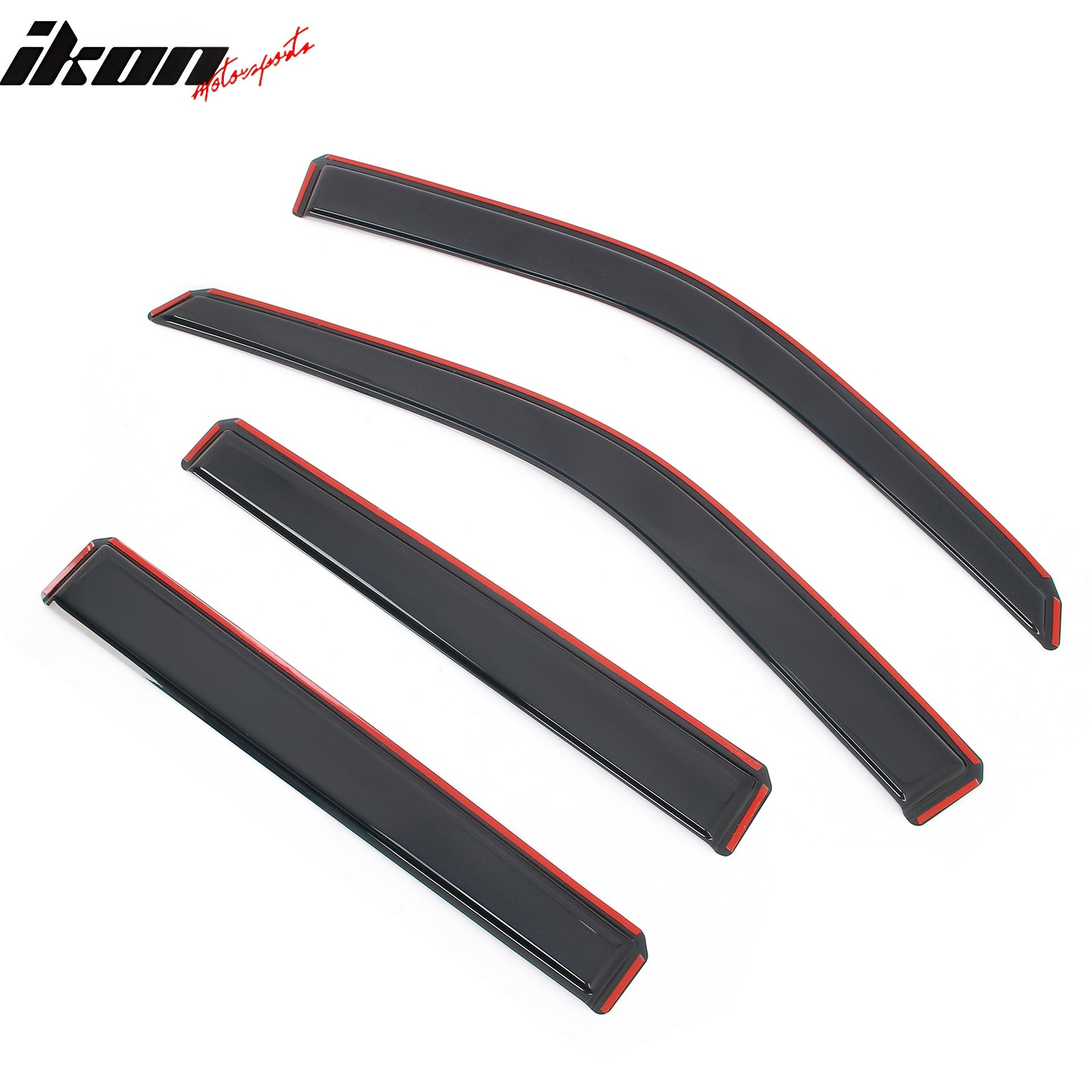 Fits 18-25 Ford Expedition & Lincoln Navigator In-Channel Window Visors Acrylic