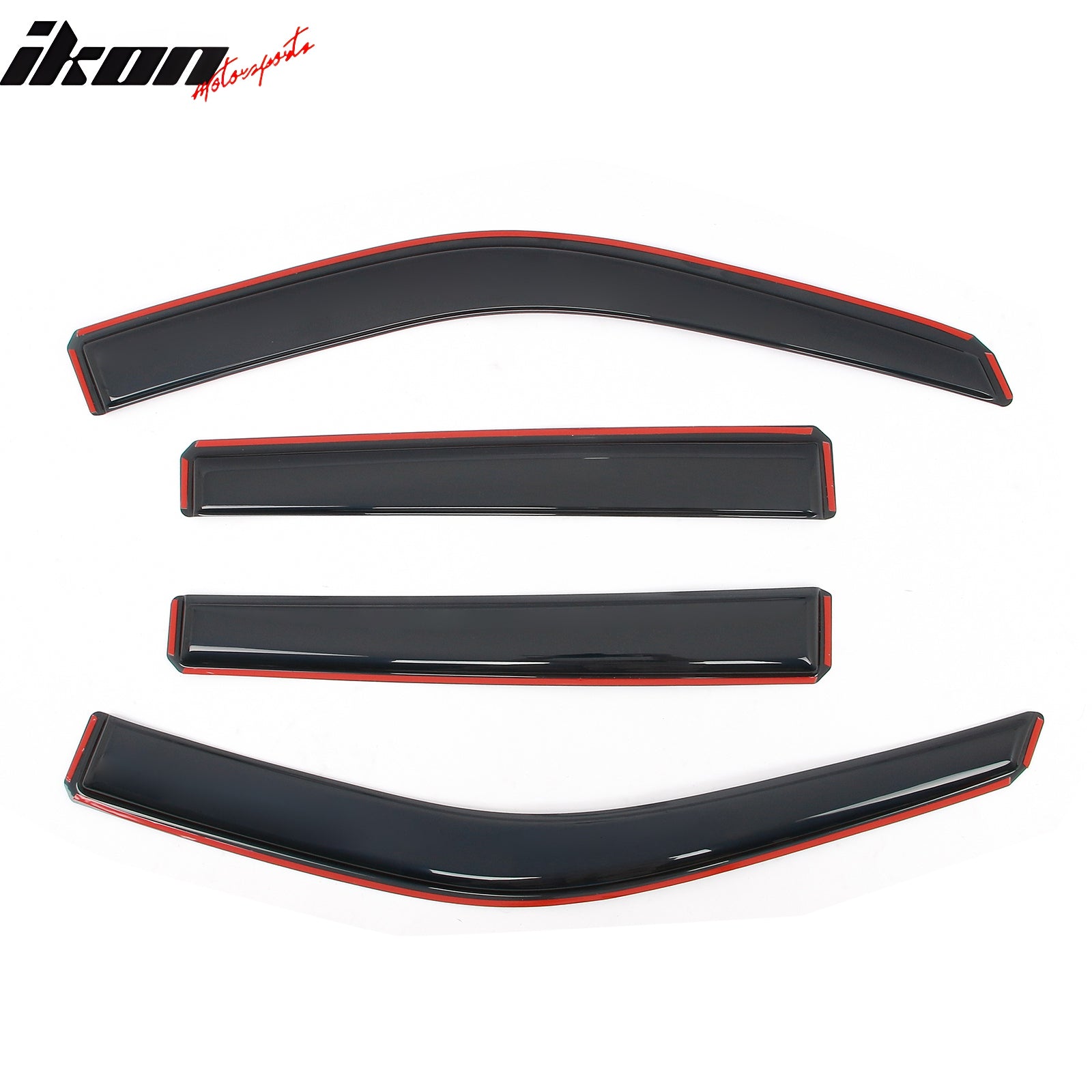 Fits 18-25 Ford Expedition & Lincoln Navigator In-Channel Window Visors Acrylic