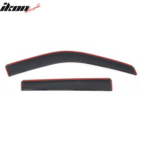 Fits 18-25 Ford Expedition & Lincoln Navigator In-Channel Window Visors Acrylic