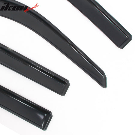 Fits 18-25 Ford Expedition & Lincoln Navigator In-Channel Window Visors Acrylic