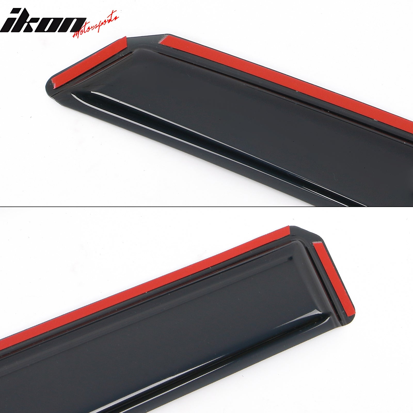 Fits 18-25 Ford Expedition & Lincoln Navigator In-Channel Window Visors Acrylic