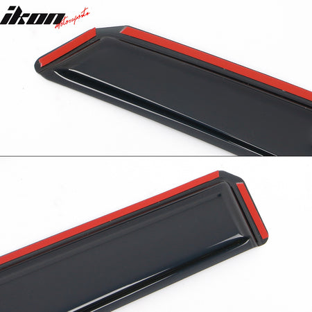 Fits 18-25 Ford Expedition & Lincoln Navigator In-Channel Window Visors Acrylic