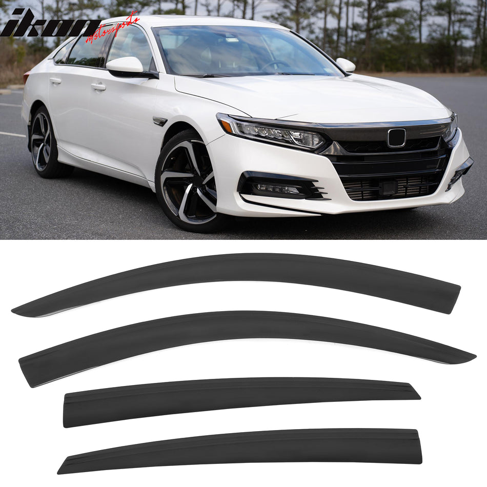2018-2025 Honda Accord Sedan Low Profile Style Tape-On Window Visors