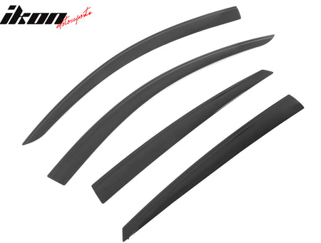 Fits 18-25 Honda Accord Sedan Low Profile Style Tape-On Window Visors Deflectors