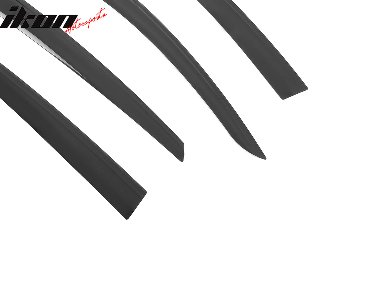 Fits 18-25 Honda Accord Sedan Low Profile Style Tape-On Window Visors Deflectors