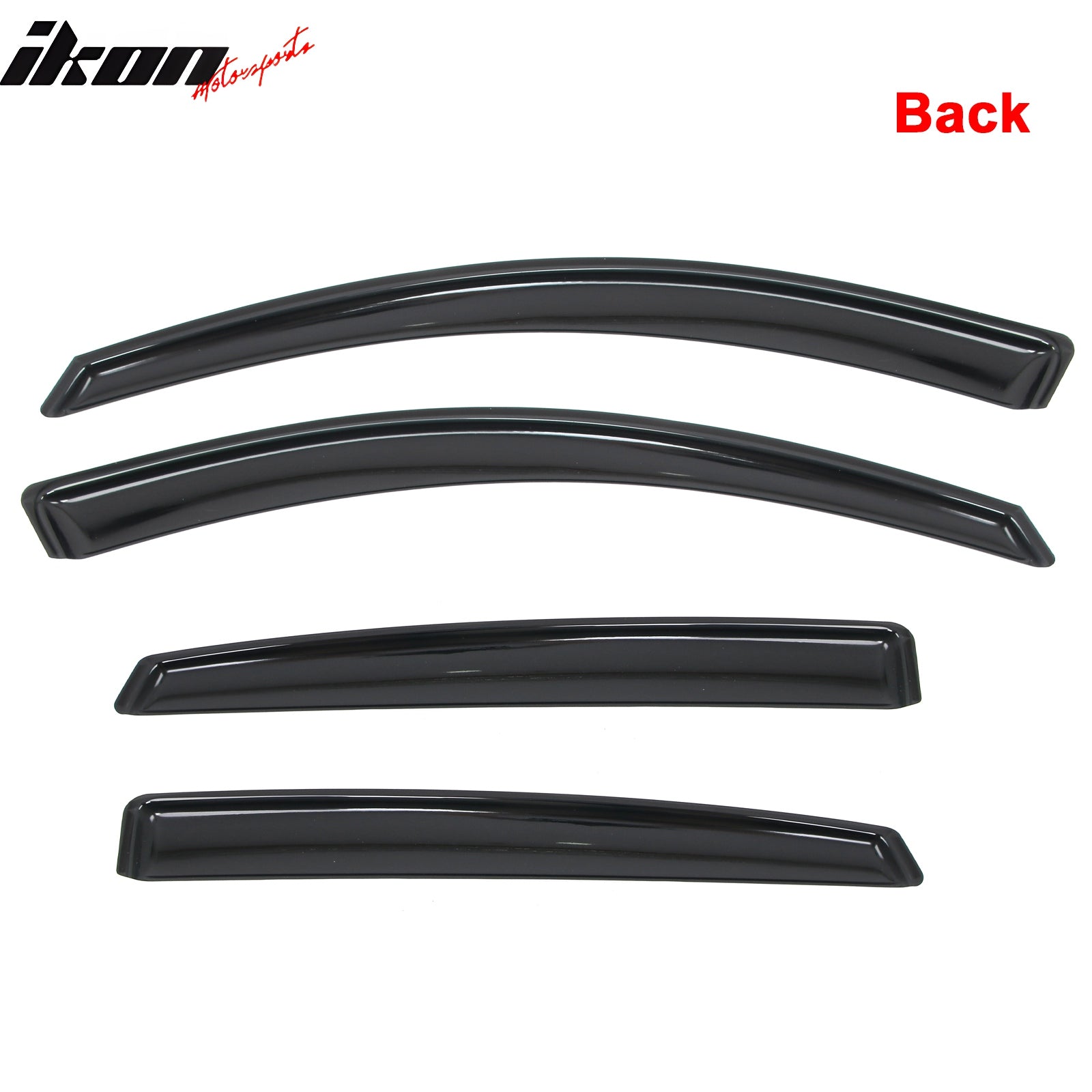 Fits 18-25 Honda Accord Window Visors In-Channel Rain Sun Vent Guard Shade 4PCS