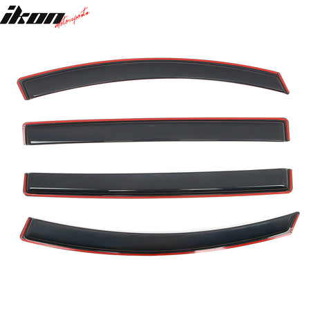 Fits 18-25 Honda Odyssey Window Visors In Channel Deflectors Rain Vent Guard 4PC