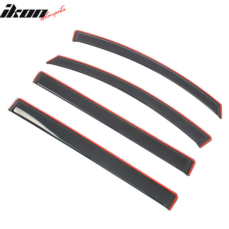 Fits 18-25 Honda Odyssey Window Visors In Channel Deflectors Rain Vent Guard 4PC