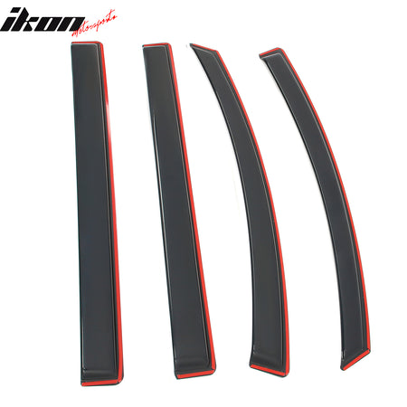 Fits 18-25 Honda Odyssey Window Visors In Channel Deflectors Rain Vent Guard 4PC
