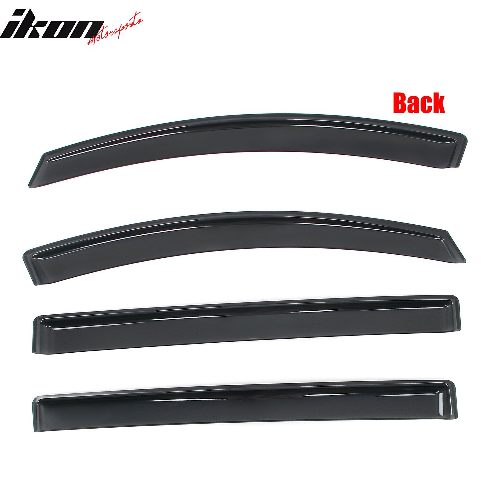 Fits 18-25 Honda Odyssey Window Visors In Channel Deflectors Rain Vent Guard 4PC