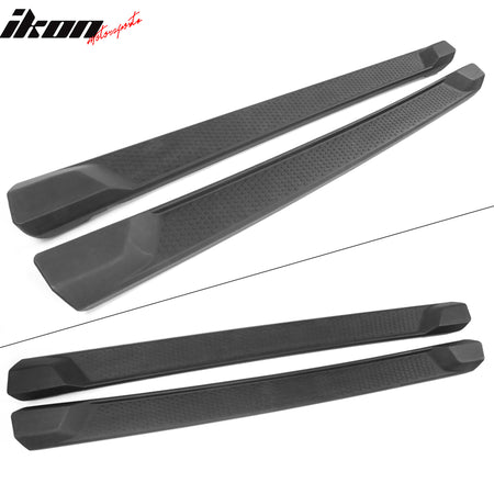 Fits 18-25 Jeep Wrangler JL 4DR Factory Style Textured Black Running Boards