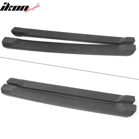 Fits 18-25 Jeep Wrangler JL 4DR Factory Style Textured Black Running Boards