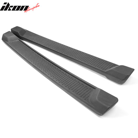Fits 18-25 Jeep Wrangler JL 4DR Factory Style Textured Black Running Boards