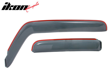 Fits 18-25 Jeep Wrangler JL Unlimited 4Dr In-channel Window Visor Deflectors 4PC