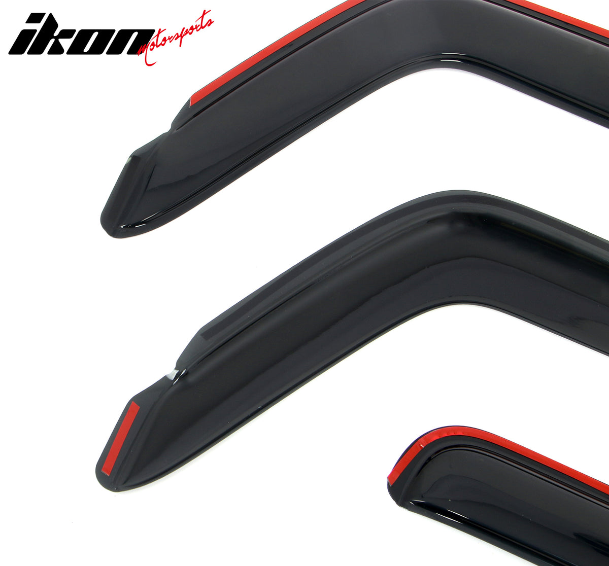 Fits 18-25 Jeep Wrangler JL Unlimited 4Dr In-channel Window Visor Deflectors 4PC
