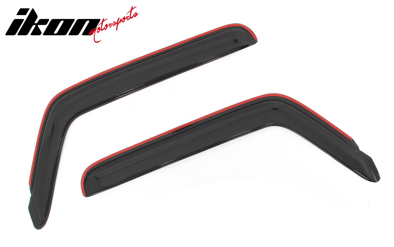 Fits 18-25 Jeep Wrangler 2Dr 20-25 Gladiator Window Visors In Channel Deflectors