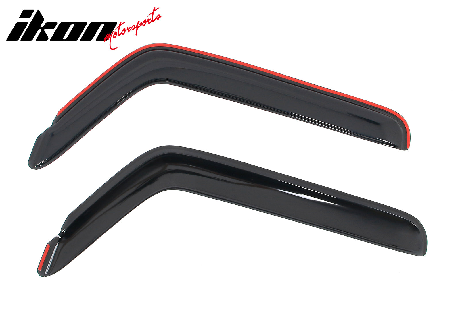 Fits 18-25 Jeep Wrangler 2Dr 20-25 Gladiator Window Visors In Channel Deflectors