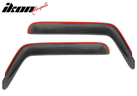 Fits 18-25 Jeep Wrangler 2Dr 20-25 Gladiator Window Visors In Channel Deflectors