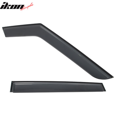 Fits 18-25 Land Rover Range Rover Velar Window Visors Sun Rain Deflector Tape-On