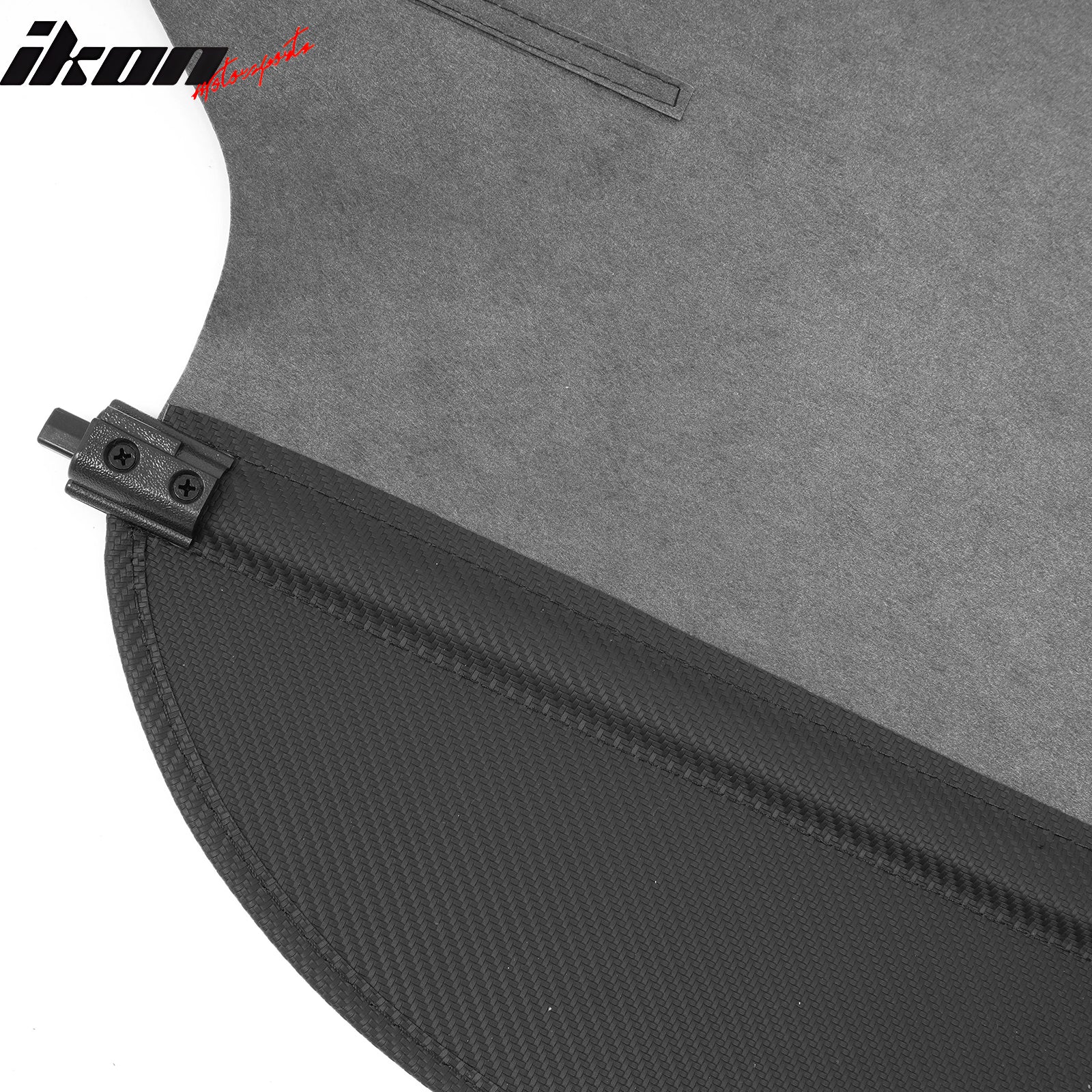 Fits 18-26 Mitsubishi Eclipse Cross Retractable Cargo Cover Carbon Fiber Texture