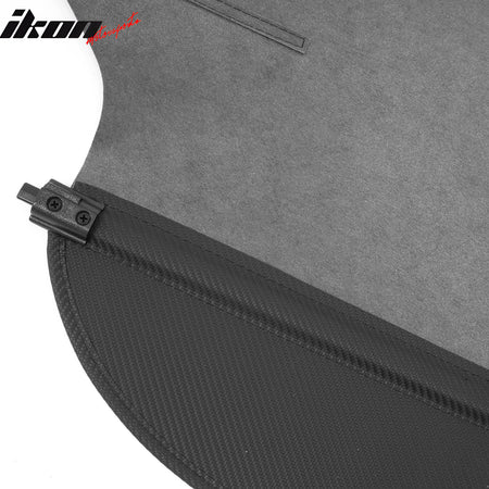 Fits 18-26 Mitsubishi Eclipse Cross Retractable Cargo Cover Carbon Fiber Texture
