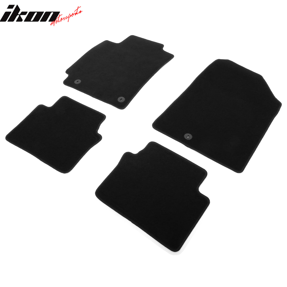 Fits 19-21 Hyundai Veloster Anti-Slip First Second Row Floor Mats Carpets Nylon