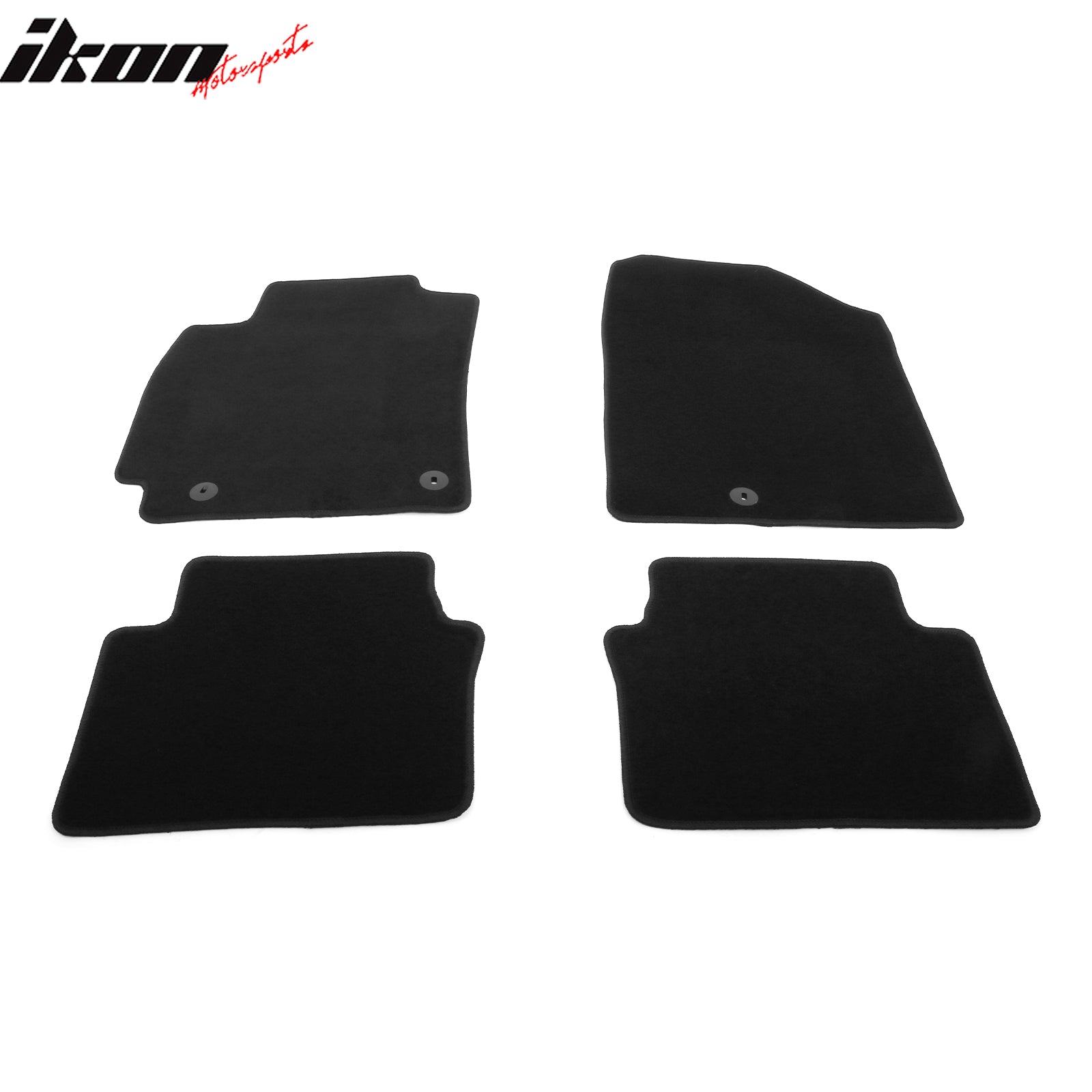 Fits 19-21 Hyundai Veloster Anti-Slip First Second Row Floor Mats Carpets Nylon