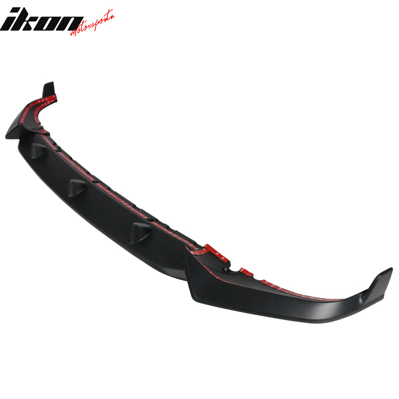 Fits 19-22 BMW G07 X7 M Sport 3PCS Front Bumper Lip Black Primer