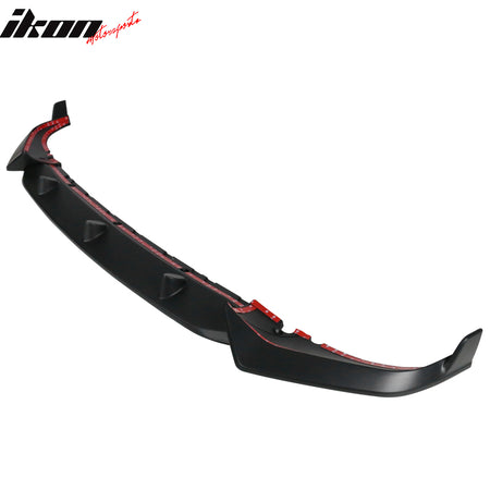 Fits 19-22 BMW G07 X7 M Sport 3PCS Front Bumper Lip Black Primer