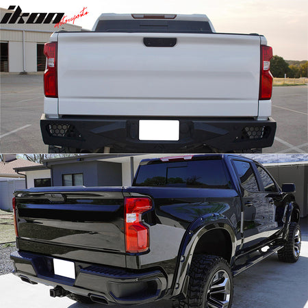 Fits 19-22 Silverado Sierra 1500 Tailgate Molding Trunk Protector Cap Cover PP