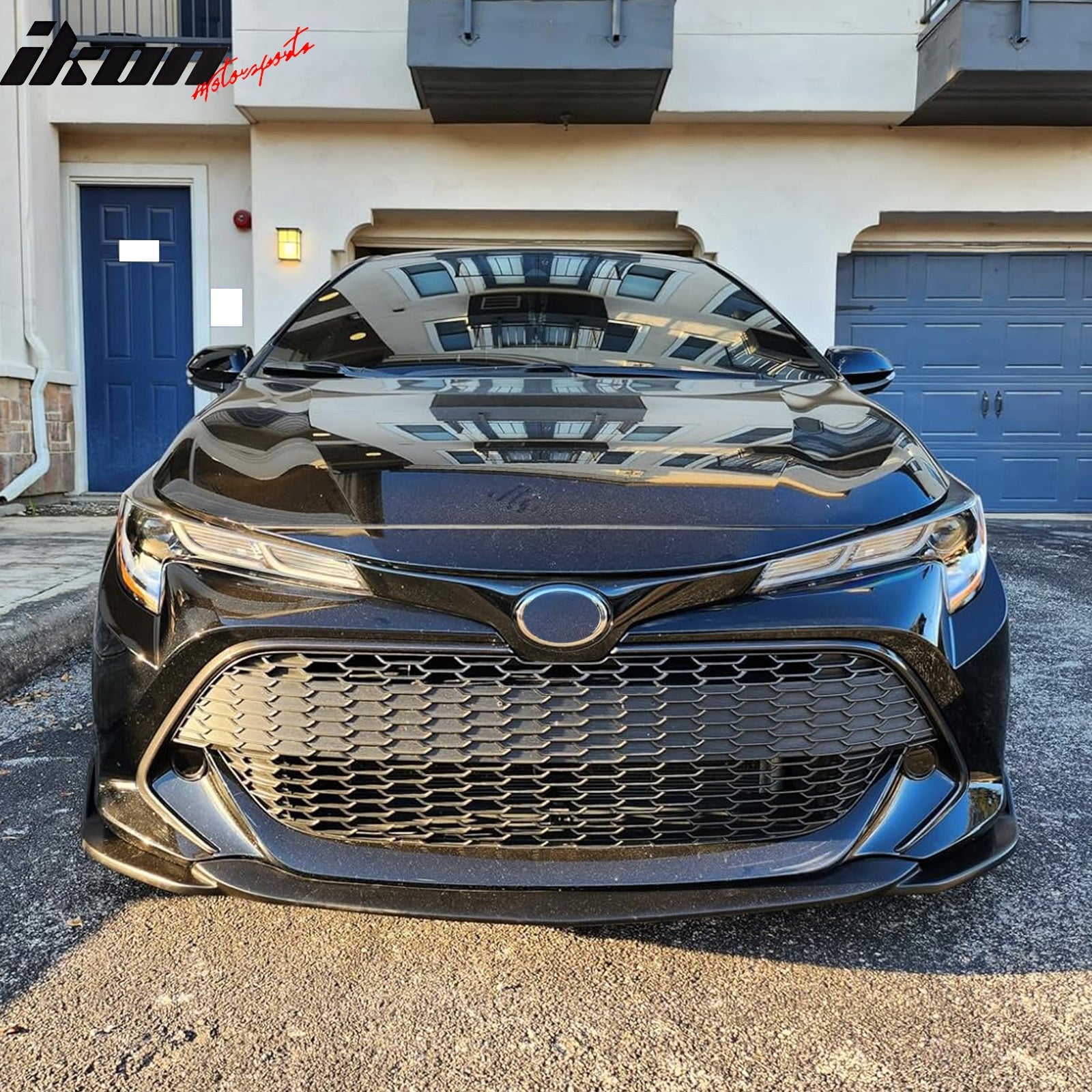 Fits 19-22 Toyota Corolla Hatchback TS Style Front Bumper Lip Chin