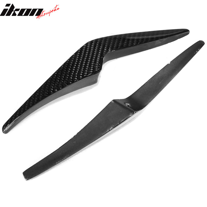 Closeout! Fits 19-22 Toyota Corolla 5D TRD Style Rear Bumper Aprons Carbon Fiber