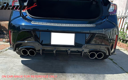 Fits 19-22 Toyota Corolla Rear Lip Diffuser & Apron & Muffler Tip Painted #218