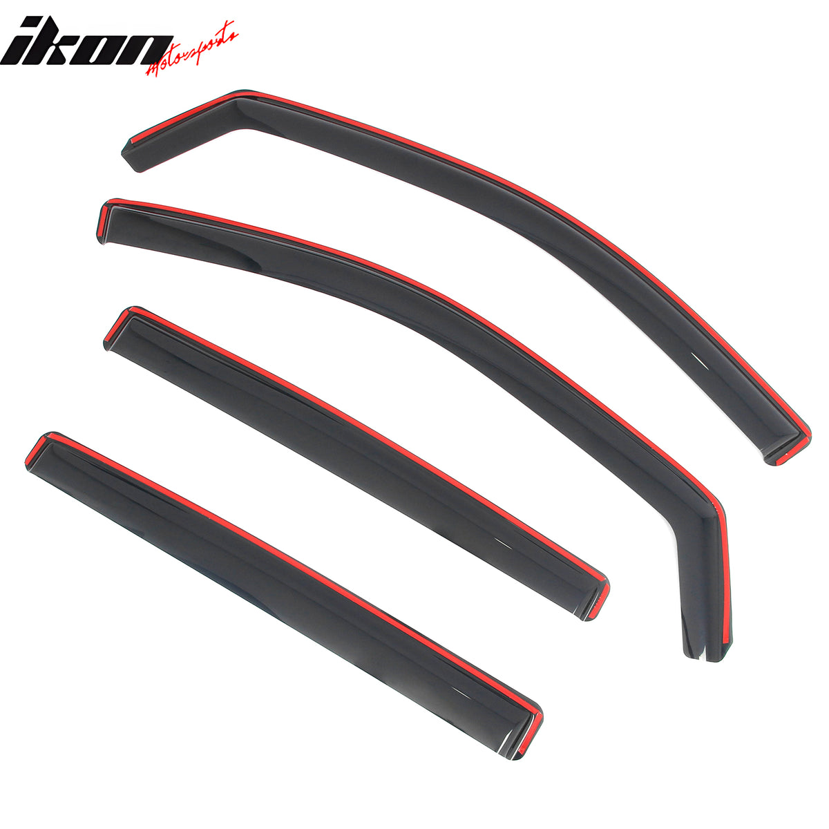 Fits 19-23 Ford Ranger SupeCrew In-Channel Window Visors Rain Guards Deflectors