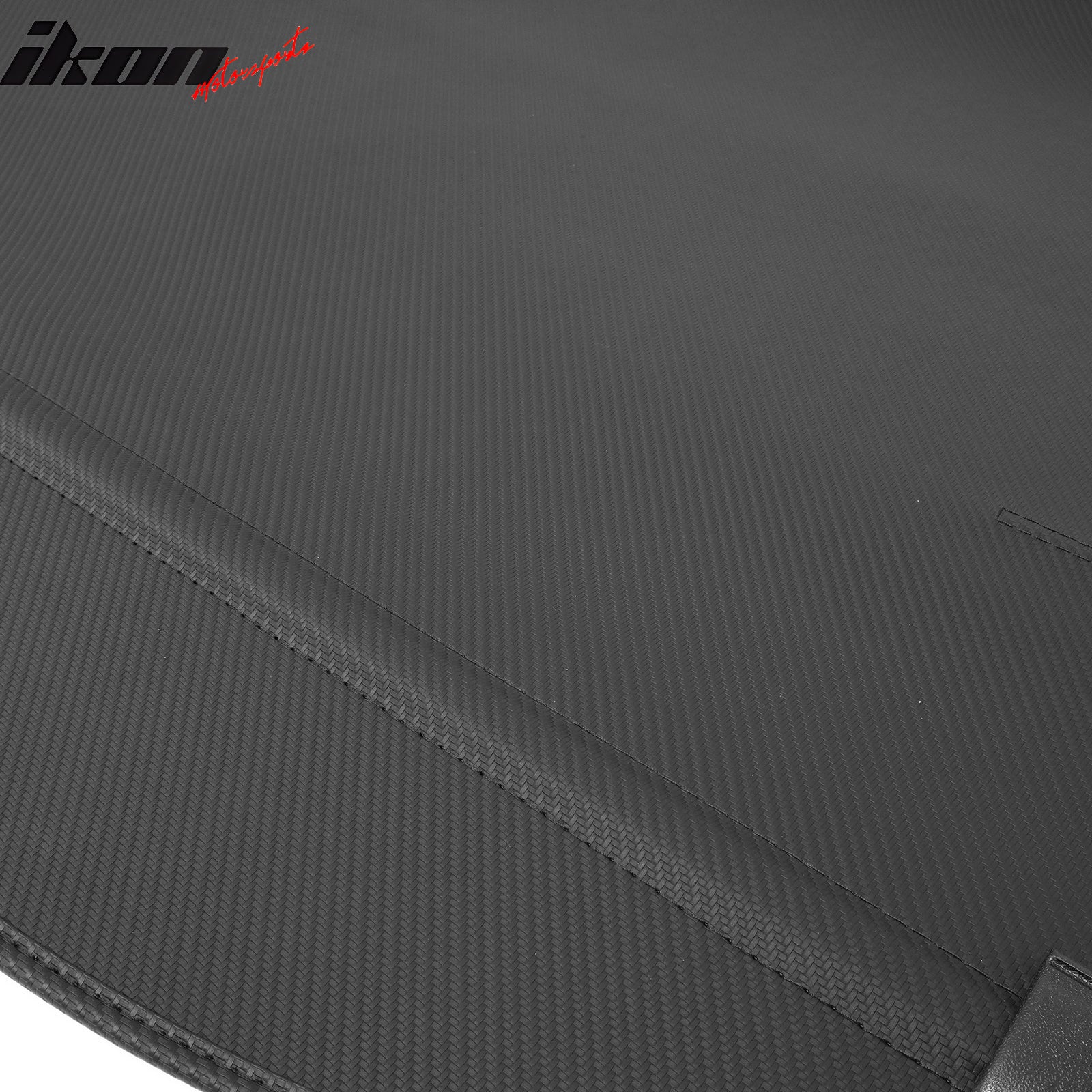 Fits 19-23 Hyundai Santa Fe Retractable Rear Cargo Cover Carbon Fiber Texture