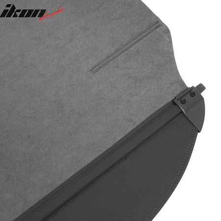 Fits 19-23 Hyundai Santa Fe Retractable Rear Cargo Cover Carbon Fiber Texture