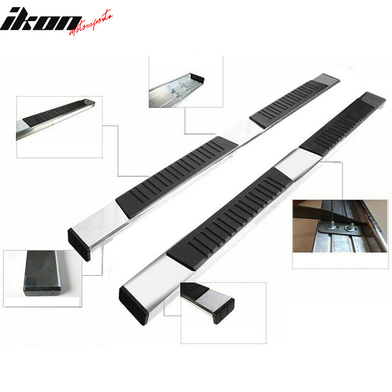 Fits 19-25 Dodge Ram 1500 New Body Quad Cab 6" Side Step Nerf Bar Running Boards