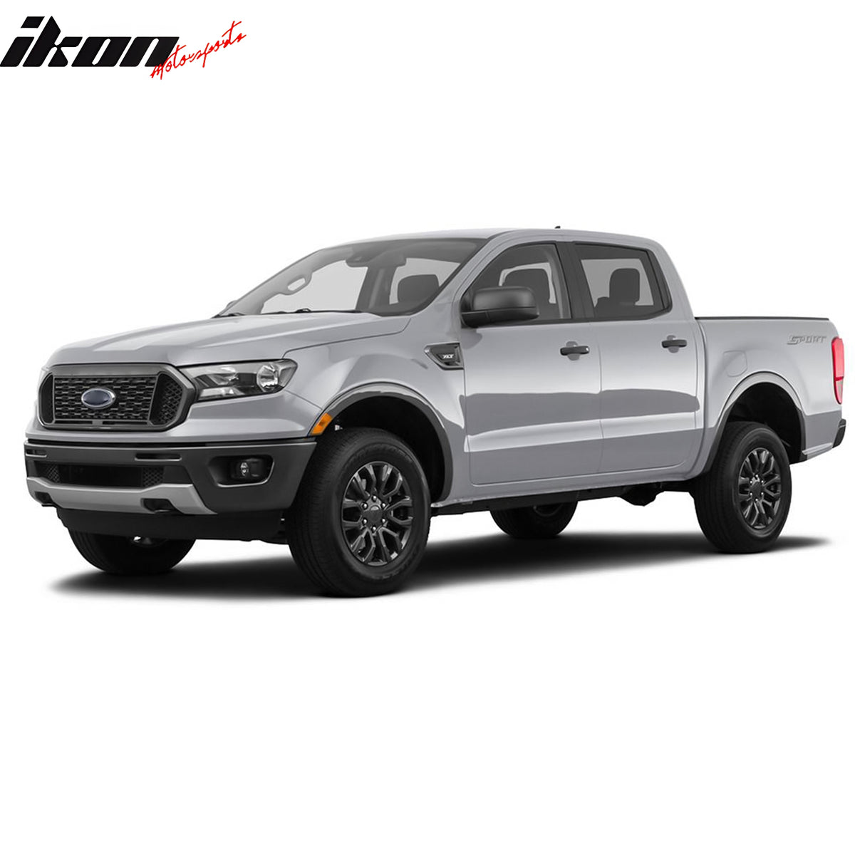 Fits 19-23 Ford Ranger Super Crew Cab 3D TPE Floor Mat All Season Carpets 3PCS