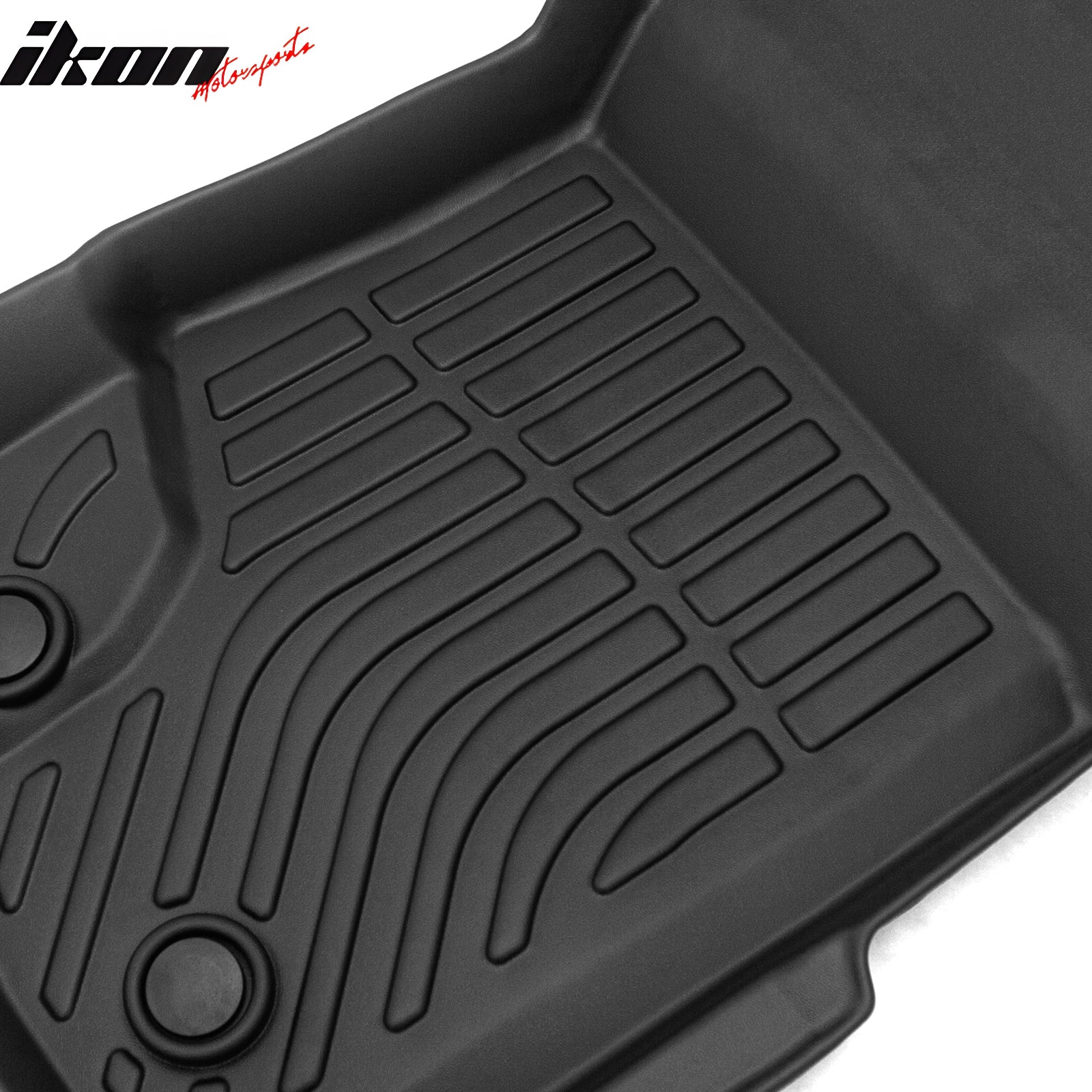 Fits 19-23 Ford Ranger Super Crew Cab 3D TPE Floor Mat All Season Carpets 3PCS