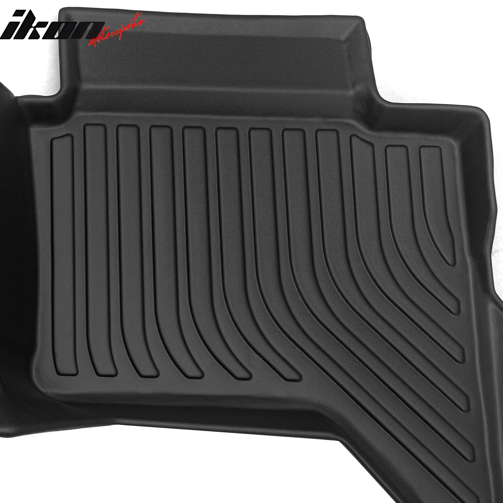 Fits 19-23 Ford Ranger Super Crew Cab 3D TPE Floor Mat All Season Carpets 3PCS