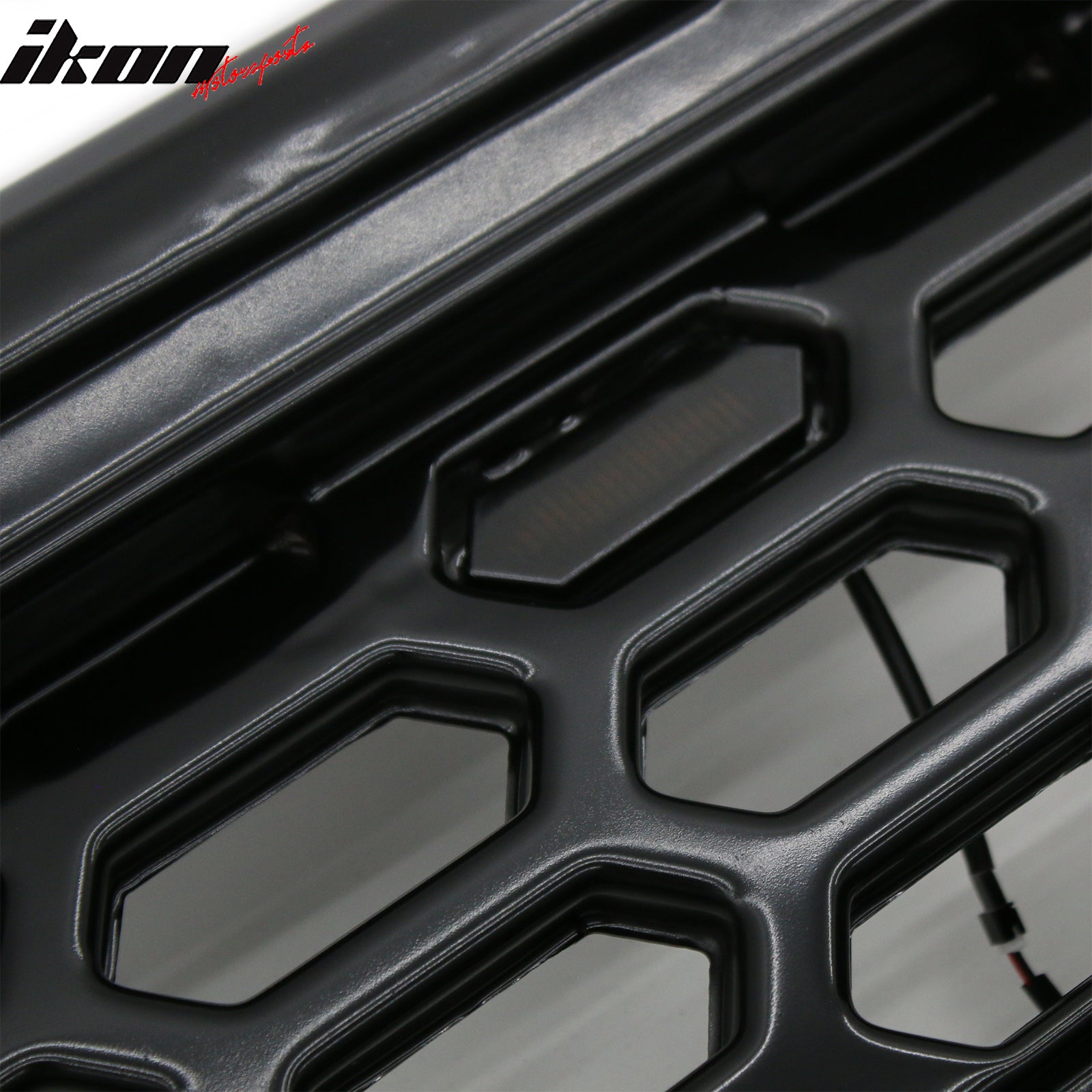 Fits 19-23 Ford Ranger XL/XLT/Lariat Front Upper LED Grille Assembly Smoke Lens