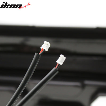 Fits 19-23 Ford Ranger XL/XLT/Lariat Front Upper LED Grille Assembly Smoke Lens