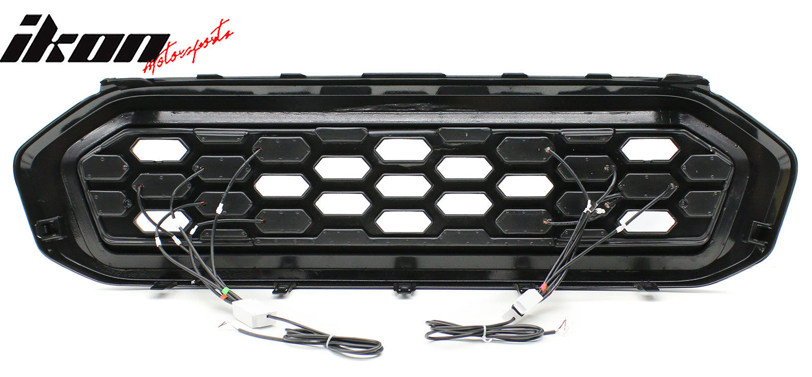 Fits 19-23 Ford Ranger XL/XLT/Lariat Upper LED Grille Smoke Lens Arrow Signal