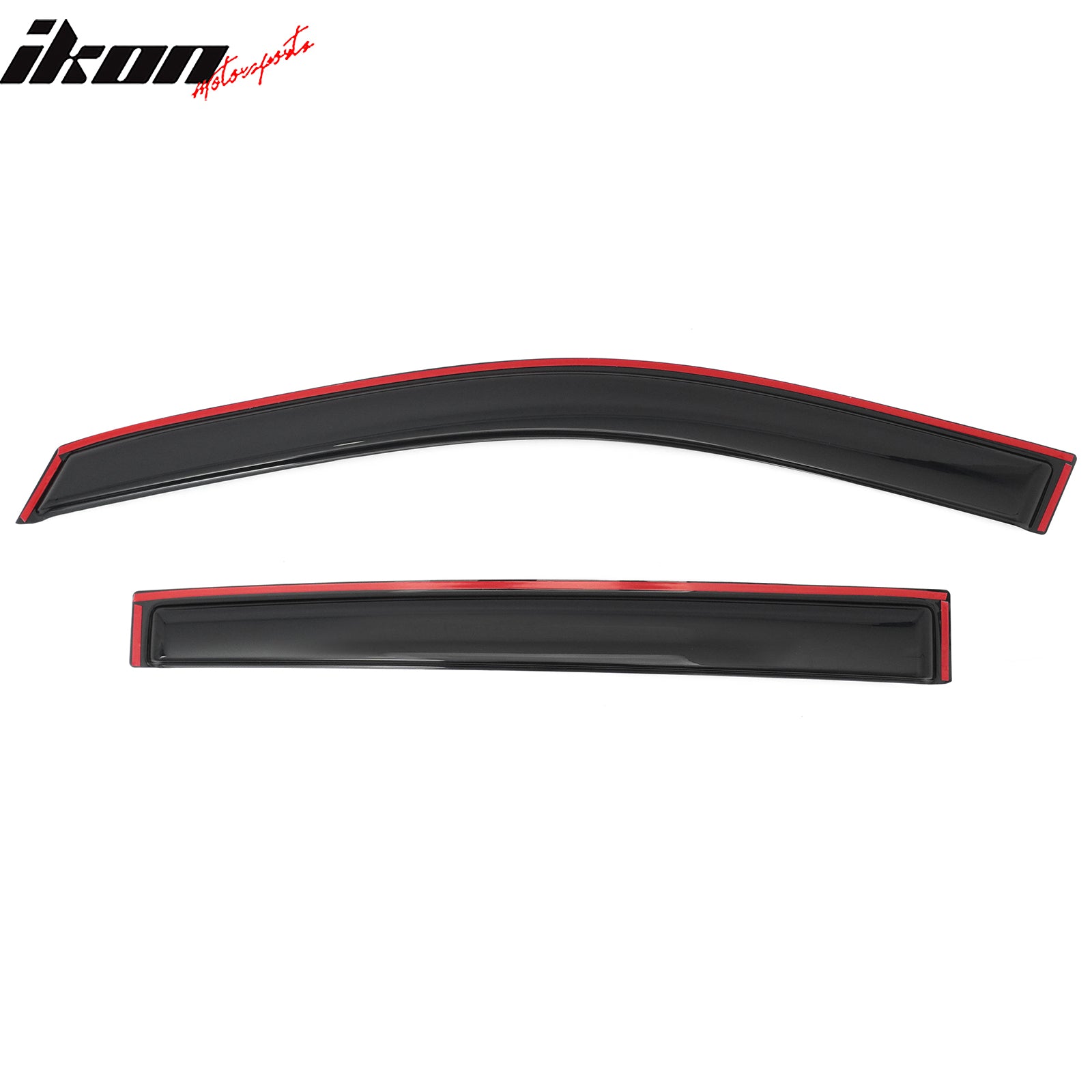 Fits 19-23 Ford Ranger T8 Crew Cab Window Visors In Channel Rain Guard Deflector