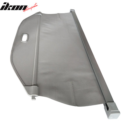 IKON MOTORSPORTS, Cargo Cover Compatible with 2019-2023 Hyundai Santa Fe, Rear Tonneau Security Cover Retractable