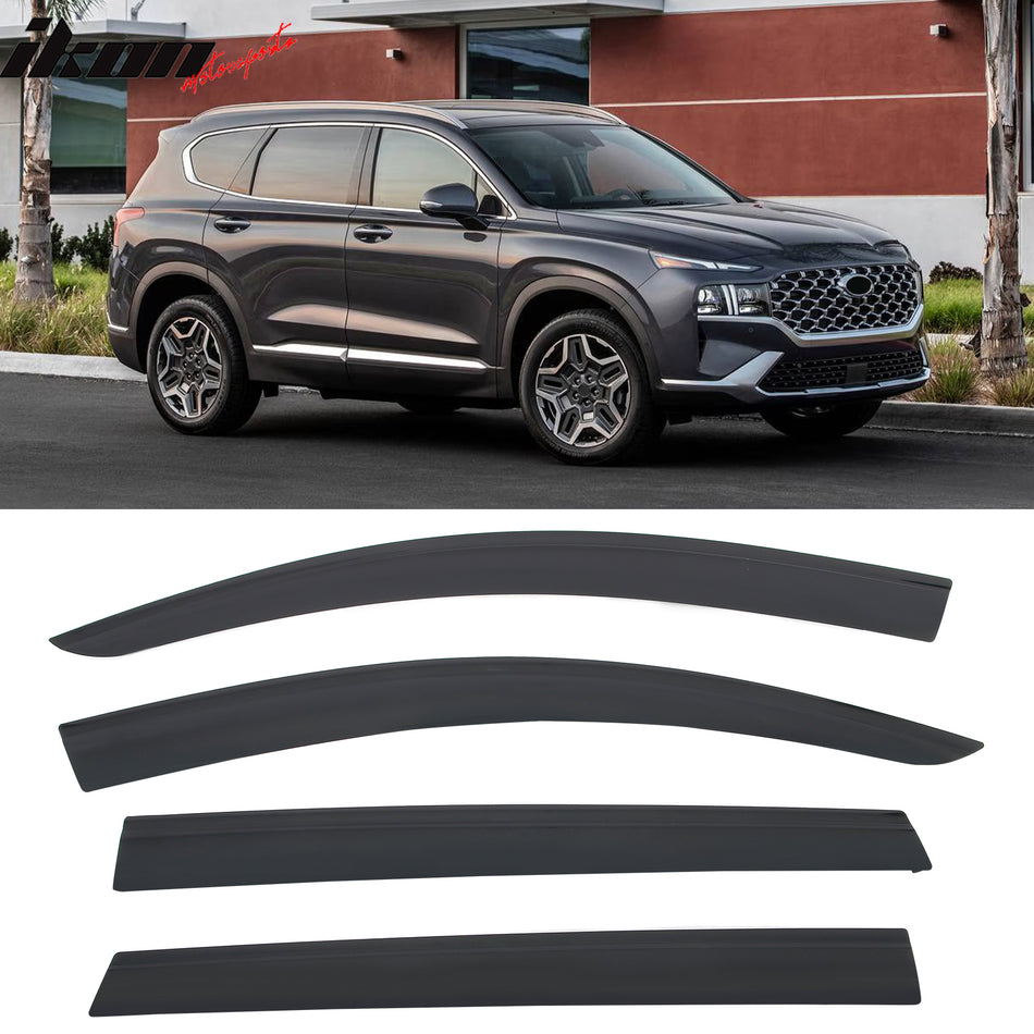 2019-2023 Hyundai Santa Fe Low Profile Style Tape-On Window Visors