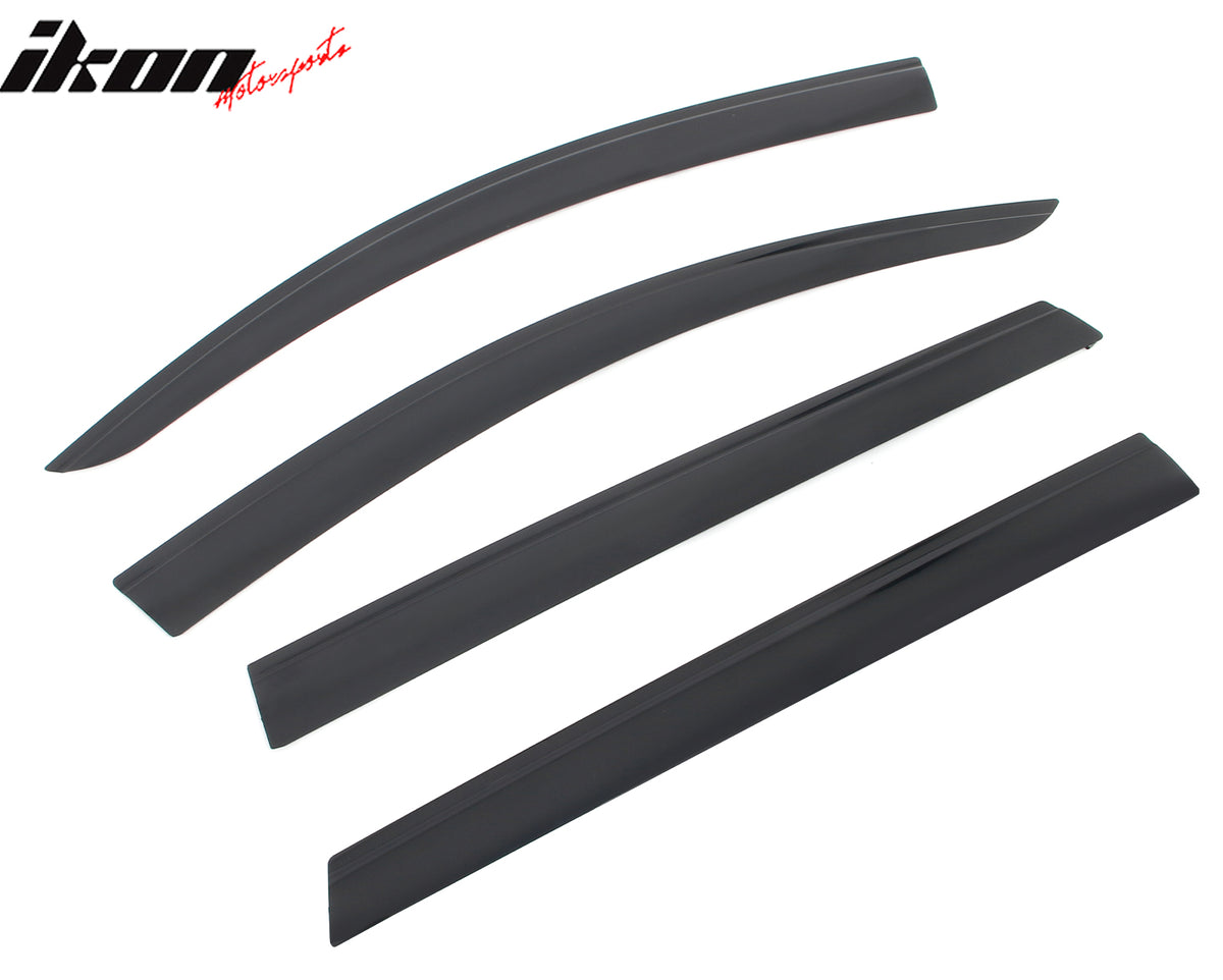 Fits 19-23 Hyundai Santa Fe Low Profile Style Tape-On Window Visors Deflectors