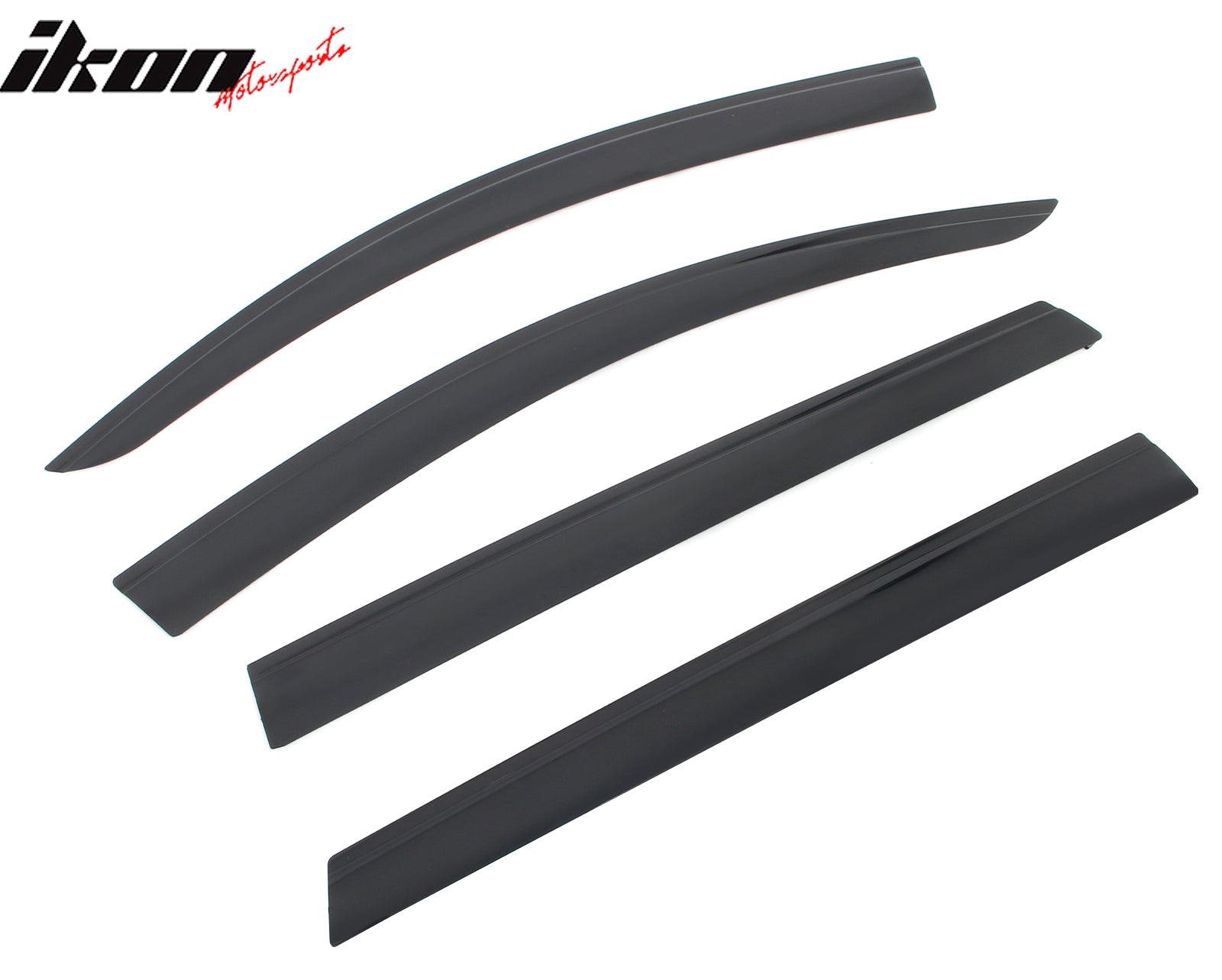 Fits 19-23 Hyundai Santa Fe Low Profile Style Tape-On Window Visors Deflectors