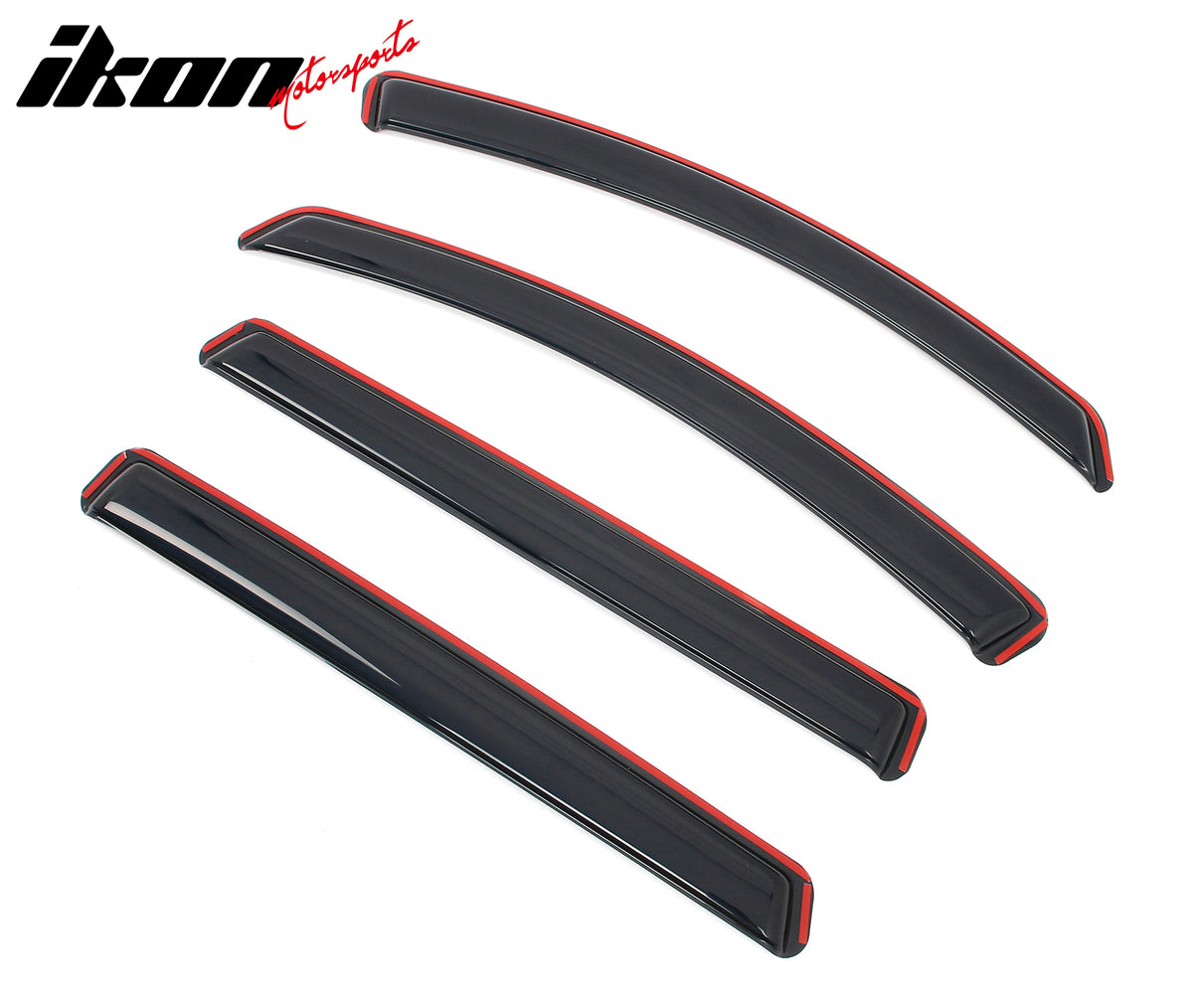 Fits 19-23 Hyundai Santa Fe In-Channel Window Deflectors Acrylic Rain Sun Shade