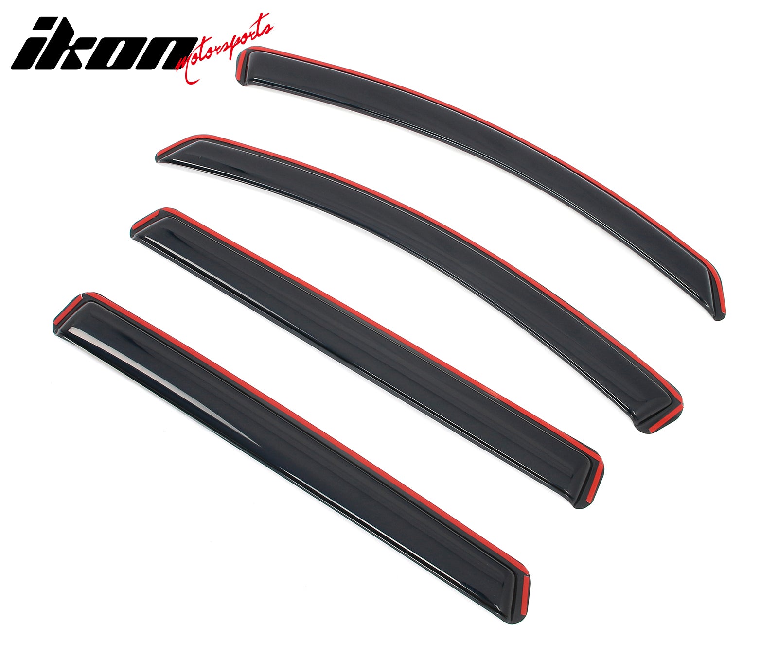 Fits 19-23 Hyundai Santa Fe In-Channel Window Deflectors Acrylic Rain Sun Shade